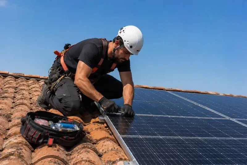 Maintenance et monitoring de panneaux solaires à Fouchy